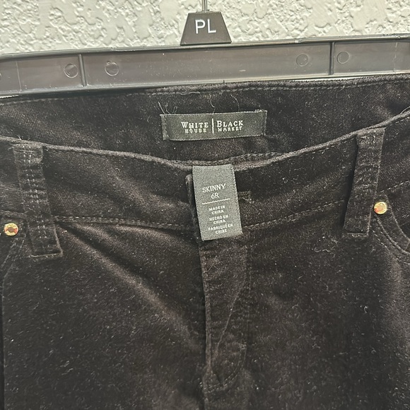 White House Black Market 2 pc Velvet suit sz 6 - Picture 7 of 8